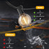 25 G40 13pcs Bulbs, Dimmable Outdoor String Lights ft, Led Patio Light with Shatterproof Waterproof Connectable Hanging