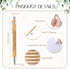 72 Sets Yeaqee Employee Appreciation Gift Bulk Thank You Inspirational Bamboo Pen with Card Graduation Appreciation