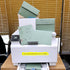 Winlyn 100 Pcs Sage Green A7 Invitation Envelopes 5 1/4 x 7 1/4 Square Flap Envelopes Self Seal