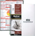 ICU Nursing Notebook, Large Print Patient Template, Quick Charting for Medical Emergency Note Taking