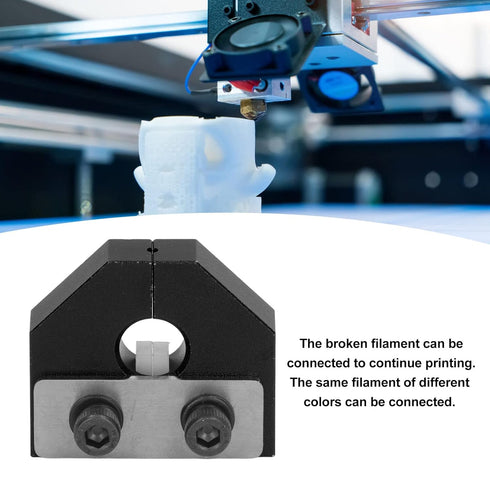 Standard Design Aluminum Alloy Filament Welding Connectors, Wide Compatibility with Filament Welders (Black)