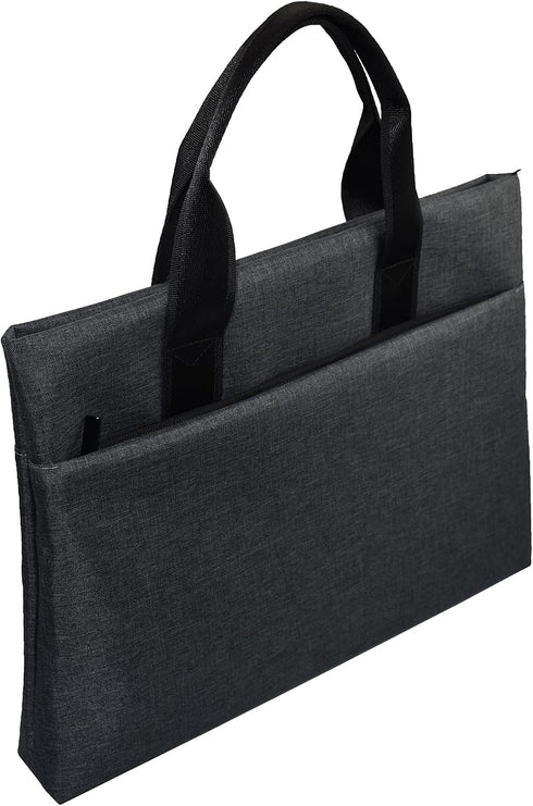 enyuwlcm Oxford Document Bag with Handle, Meeting Office School Organizer Handbag Briefcase for Paper Files, 1 Pack