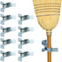 Harrier Wall-Mount Spring Clamps, 10-Pack for Tools, Rakes, and Brooms