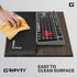 GRIFITI Fat Wrist Pad 24" x 4" x 0.75" Inch - Ergonomic Mousepad Support for Keyboards, Mouse, Trackball