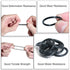 740pc Universal O Rings Assortment in 24 Sizes with 4pc Tools for Faucet Plumbing Automotive Repair