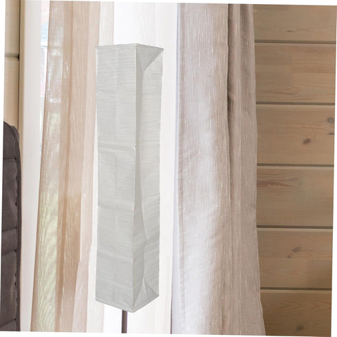 ABOOFAN Foldable Paper Floor Lamp Shade Replacement Minimalist Rice Paper Light Cover for Living Room Bedroom