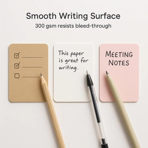 Set, 3.5 2 Inches, 100 Count Pack, x Kraft Brown White Pink, Per Study Recipe To-Do List Organization Cards (Pink)