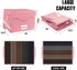 DocSafe File Box Fireproof Document Box with Lock, Collapsible Portable File Box for Home Office