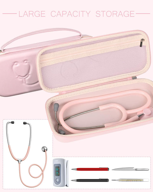 3M Hard Stethoscope Case for Littmann Classic III, Lightweight II S.E, MDF Acoustica Stethoscope, Stethoscopes Carrying
