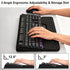 RVSEDYU Keyboard Stand with Wrist Rest, Computer Keyboard Pad with Wrist Support, Ergonomic Keyboard Riser Holder Lift