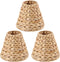 3 PCS Clip-On Chandelier Lamp Shades Cone Horsetail Lamp Shades Replacement Clip