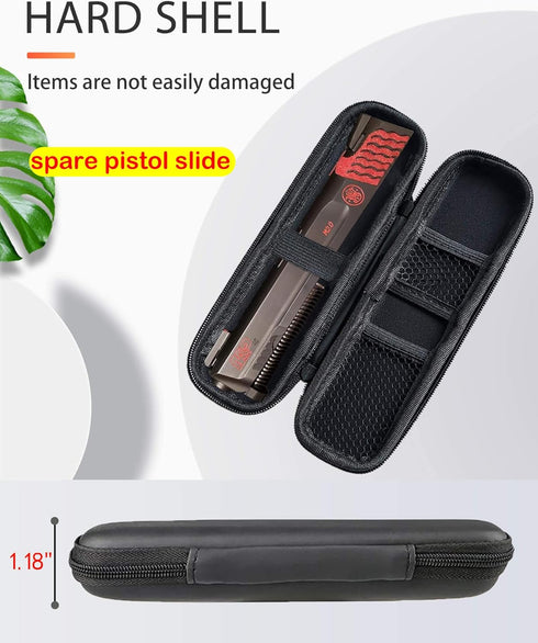 Slim Pencil Case Hard Shell for Adults, Travellers, Insulin Travel - Simple Thin Waterproof Organizer Box for Stylus,
