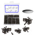 newlng 1200pcs Small Screws, Phillips Flat Head Cross Self Tapping Tiny Screws Set for DIY Micro Woodworking