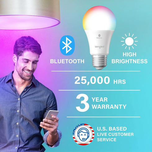 Sengled 75W Bulb 4PK Bluetooth Color