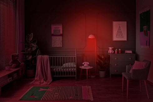 Bulb 625nm 1W 7W Hooga Sleep Light - Blue Light Blocking Red Night Light, for Healthy Sleep - Baby Nursery, LED
