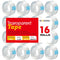 Transparent Tape Refills Bulk, 16 Rolls Clear Tapes, 3/4 Inch X 1000 Inch for Home School Office Supplies