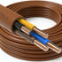 ROYA WYRE 18/4 100% (18/4 20FT) Thermostat Doorbell HVAC Heating Control Cable Wire, Solid Copper Conductors UV