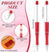 Qilery 60 Pcs Beadable Pens Bulk Bead Pen Cute Cool DIY Pens Black Ink Ballpoint Pens for Valentine's Day Gifts Kids Girls Graduation Gift Office School Supplies(Red) by Qilery
