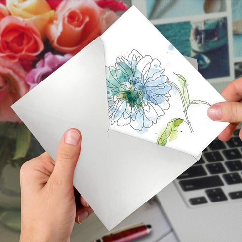 The Best Card Company Loving Sympathy Card with Envelope, Inspirational Religious Bereavement Greeting, Basic Blooms