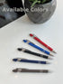Pack of 5 Rubberized Comfort Soft Touch 2 in 1 Ballpoint Pen with Capacitive Stylus Tip, Black Ink