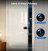 Set 3-Pack, Veise Keys Alike Door Knob Bedroom Door Lock with Keys, Heavy-Duty Rust-Proof Construction, Door Handle