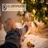 25ft 50 Counts Commercial IP:65, Warm White LED Christmas Lights - Grade Outdoor Waterproof, Green Wire, Xmas Tree