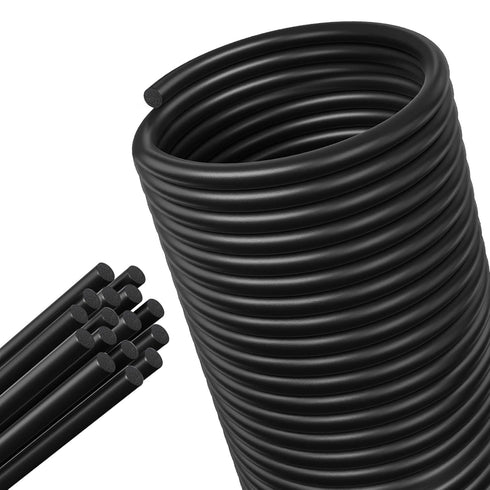 25FT Backer Rod, 1/2 Inch Diameter Foam Caulk Concrete Expansion Joint Filler, Black Rubber Caulk Saver for Gaps