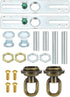 LUMLLSAJI 4" Universal Light Fixture Cross Bar Kit, 2 Set 1/4 IP Center