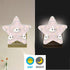 Burbuja 0.2W Rabbits LED Night Light Plug into Wall Star-Shaped Nightlight Dusk to Dawn Auto Sensor for Bedroom