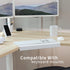 VIVO 17 inch Corner Desk Connector Platform for Mounting Under-Desk Keyboard Trays on L-Shaped Workstations