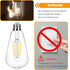 40 Bulbs, E26 Bulb, 4000K 4W Bulbs, 90 450LM, Dimmable, Pack 12 Watt Light Cool White LED Edison Flickering Free, High