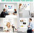 H-Qprobd 36"x24" Magnetic Whiteboard, Large Dry Erase Board with Aluminum Frame, Includes 6 Markers, 2 Erasers & 12