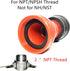 Fire Hose Nozzle Spray Jet Fog Thermoplastic Fire Equipment (2" NPSH/NPT)