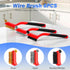 Wire Brush Set, 6 Pcs Brass, Stainless Steel, Nylon Brushes for Cleaning, Curved Handle for Rust Removal