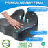 Tailbone CushZone Seat Cushion, Memory Foam Office Chair Seat Cushion for Office Chairs/Car/Long Trip/Desk