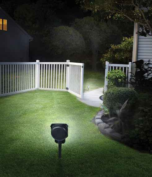 50 5000K Set 2 Good Earth Lighting Battery Operated LED Landscape Path or Deck Lights in Bronze, Motion Sensor