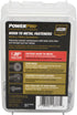 Premium Self-Drilling Metal Screws, Silver, #10 x 1-7/16 inches, Epoxy Coated Steel, Wafer Head, Box of 68 Screws