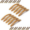 MroMax Wood Pull Knobs 10Pcs - 96mm Hole Distance, 125mm Length Cabinet Handles for Dresser Drawer