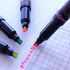 Tombow Kay Coat Double-Sided Fluorescent Highlighter Pen, 10 Color Set