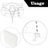 Transducer Mounting Plate, Marine-Grade Hardware Kit for Transducer Mounting