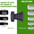 Multi Vacuum Hose to PVC Pipe Adapter - Effortlessly Unclog A/C Drain Lines - Compatible with Various Sizes, No More