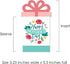 Set 8 Big Dot of Happiness Colorful Floral Happy Mother's Day - We Love Mom Party Money and Gift Card Sleeves - Nifty