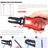 Twidec 642Pcs Quick Splice Male and Female Wire Spade Connector Kit with Crimping Pliers for Electrical Wiring