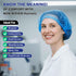 ROMSPRI 200 Pack Pull-out box Disposable Thick Hair Nets for Spray Tanning,for Women & Men - Non-Woven Breathable