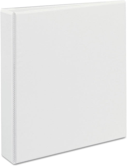 Avery 09401 Durable View Binder, 1.5-Inch Capacity EZD Rings, Letter Size, White, 1/EA