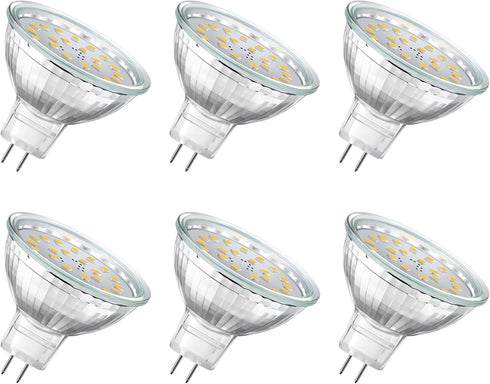 MR11 LED Bulb 3W, 20W Halogen Replacement, GU4 Bi-Pin Base, Low Voltage