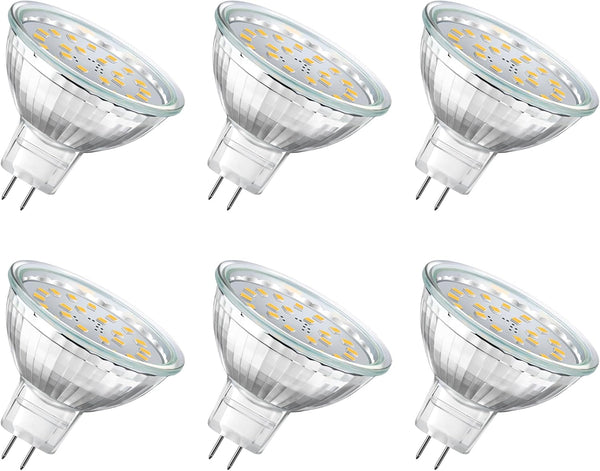 MR11 LED Bulb 3W, 20W Halogen Replacement, GU4 Bi-Pin Base, Low Voltage