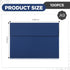 Harloon 100 Pcs A9 Self Adhesive Wedding Invitation Envelopes, 5.75 x 8.75 Inch Paper Greeting Card Envelopes (Navy