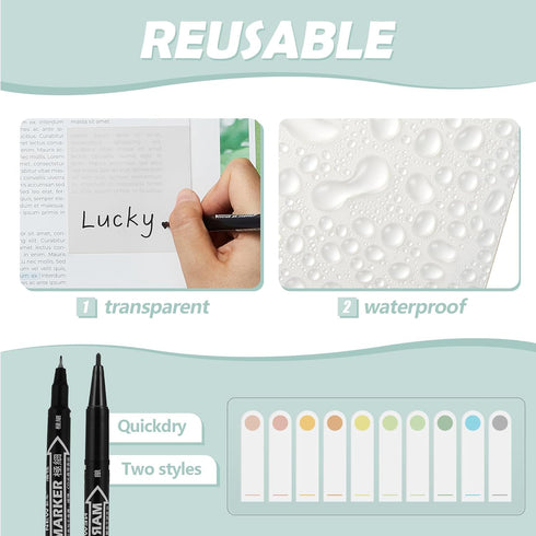 Jutom 29 Pcs Book Annotation Kit, Aesthetic Highlighters, Gel Pens, Sticky Notes, and Markers for Office School