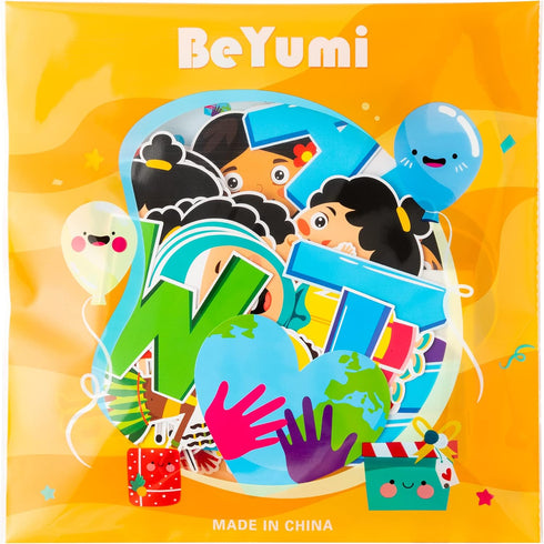 BeYumi 75PCS Student Diversity Bulletin Board Set, All are Welcome Hearts Cutouts for Classroom Decoration